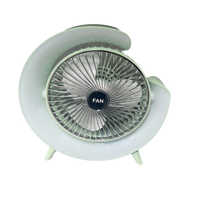 7 Renkli Led Masaüstü Vantilatör Ev Yurt Ofis Hava Sirkülasyonu Elektrikli Taşınabilir Fan